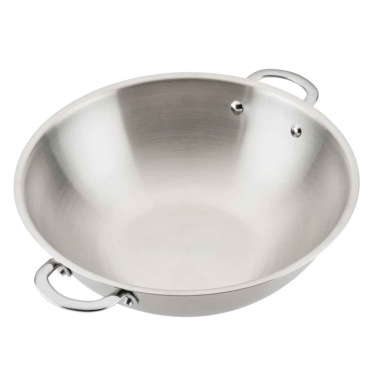 14-Inch Stainless Steel Induction Wok