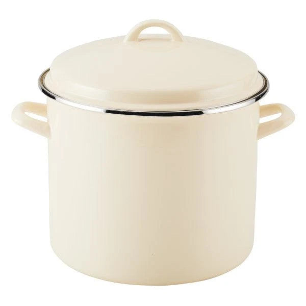 12-Quart Induction Enamel Stockpot with Lid